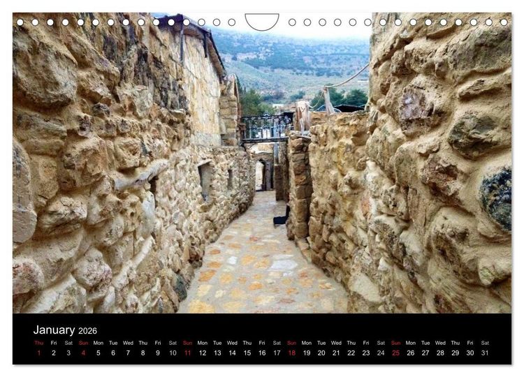Produktbild: Monuments of Jordan 2026 (Wall Calendar 2026 DIN A4 landscape), CALVENDO 12 Month Wall Calendar