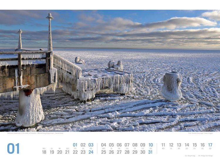 Produktbild: Ostsee ReiseLust Kalender 2027 | von Flensburg bis nach Usedom