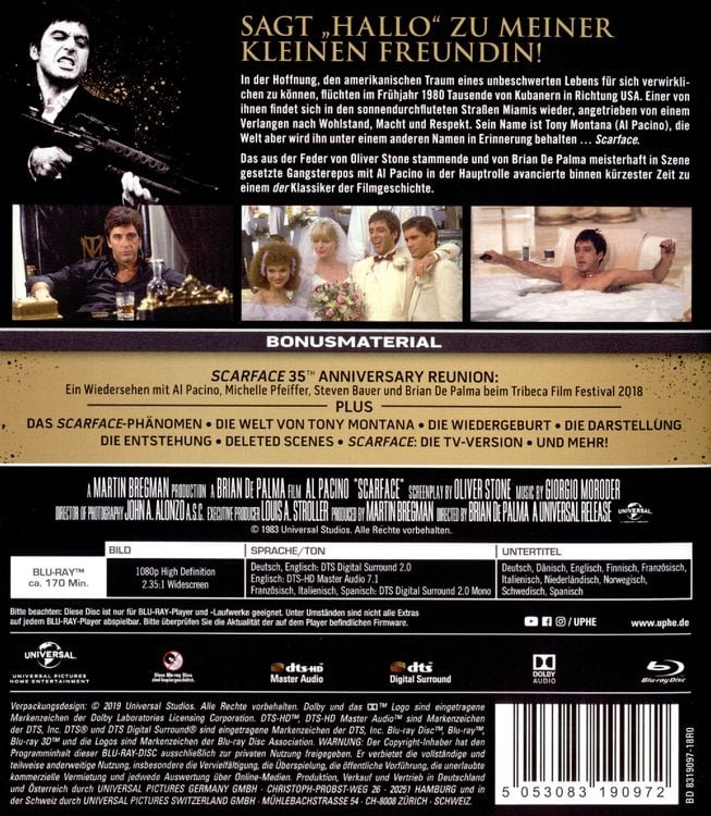 Produktbild: Scarface (1983) - Gold Edition