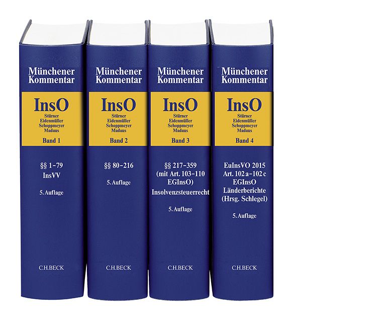 Produktbild: M&uuml;nchener Kommentar zur Insolvenzordnung Gesamtwerk. InsO
