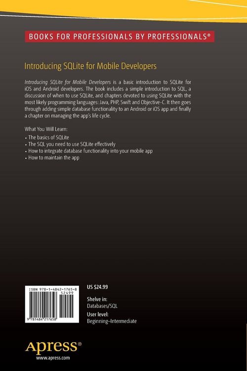 Produktbild: Introducing SQLite for Mobile Developers