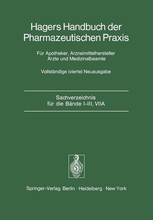 Produktbild: Sachverzeichnis f&uuml;r die B&auml;nde I-III, VIIA