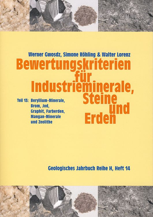 Produktbild: Bewertungskriterien f&uuml;r Industrieminerale, Steine und Erden