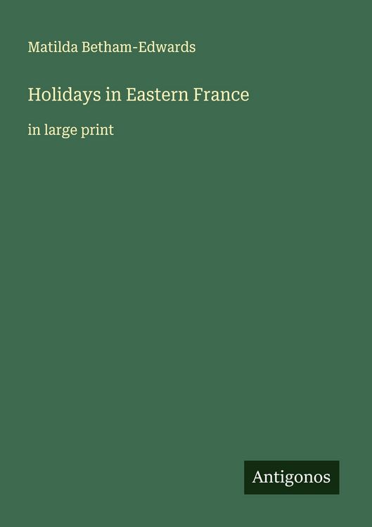 Produktbild: Holidays in Eastern France