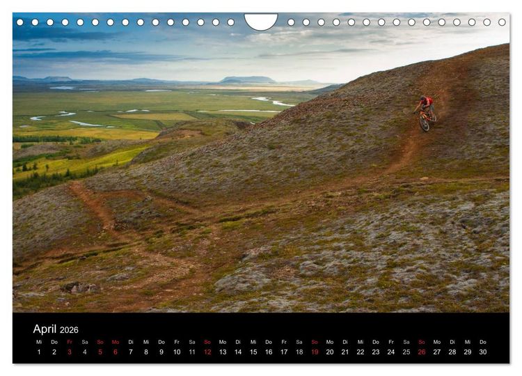 Produktbild: Bike Abenteuer Island (Wandkalender 2026 DIN A4 quer), CALVENDO Monatskalender