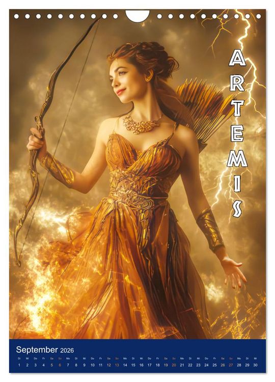 Produktbild: Zeus - Umringt von griechischen G&ouml;ttern (Wandkalender 2026 DIN A4 hoch), CALVENDO Monatskalender