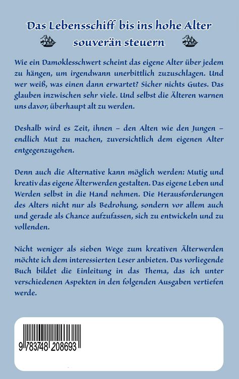 Produktbild: Sieben Wege zum kreativen &Auml;lterwerden