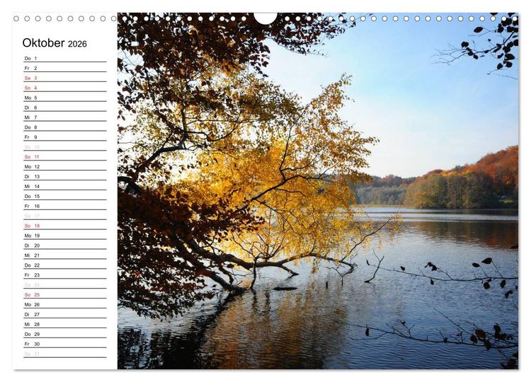 Produktbild: Vier Jahreszeiten im Land Brandenburg (Wandkalender 2026 DIN A3 quer), CALVENDO Monatskalender