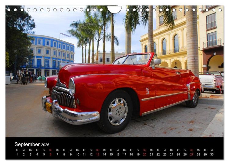 Produktbild: OLDTIMER 2026 (Wandkalender 2026 DIN A4 quer), CALVENDO Monatskalender