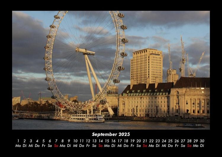 Produktbild: Londons schönste Seiten 2025 Fotokalender DIN A3