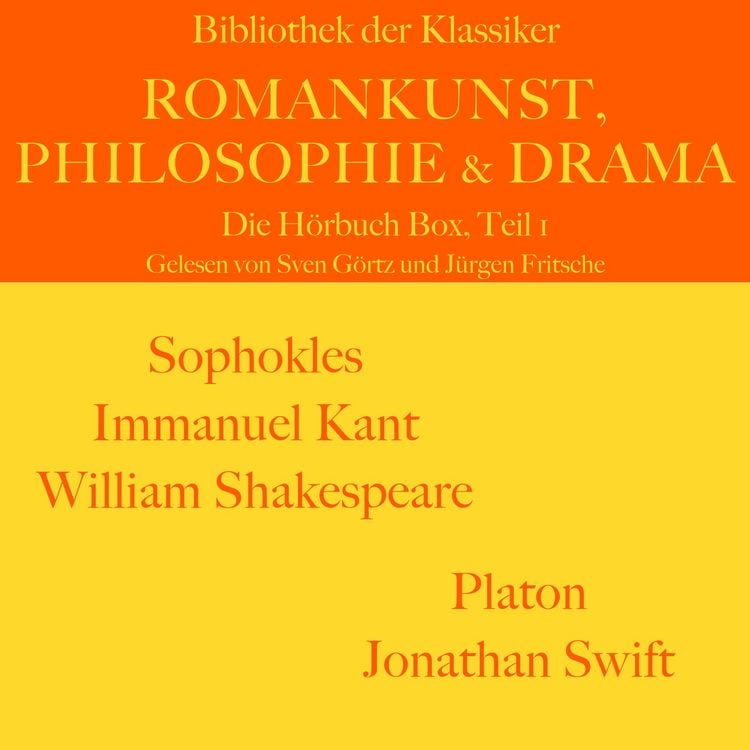 Produktbild: Romankunst, Philosophie und Drama: Die H&ouml;rbuch Box, Teil 1