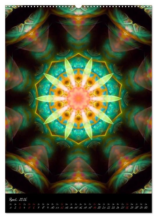Produktbild: Mandala - Esoterik & Meditation (hochwertiger Premium Wandkalender 2026 DIN A2 hoch), Kunstdruck in Hochglanz
