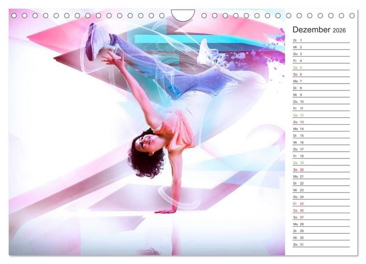 Produktbild: HipHopDance (Wandkalender 2026 DIN A4 quer), CALVENDO Monatskalender