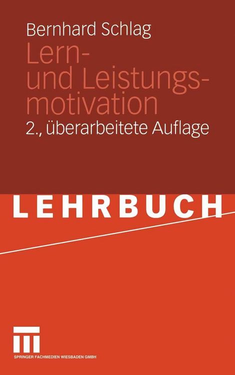 Produktbild: Lern- und Leistungsmotivation