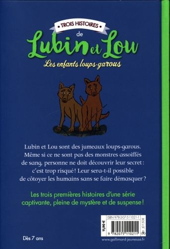Produktbild: Trois histoires de Lubin et Lou : les enfants loups-garous
