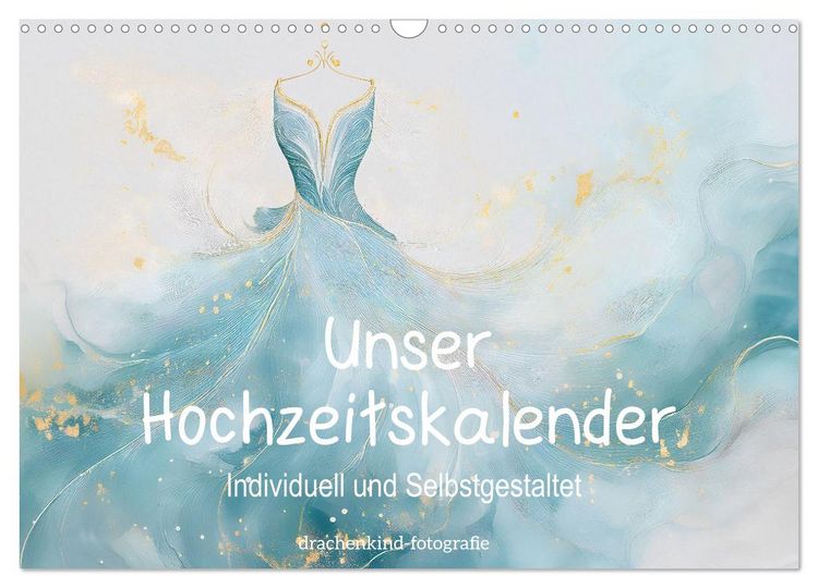 Produktbild: Unser Hochzeitskalender - Individuell und Selbstgestaltet (Wandkalender 2026 DIN A3 quer), CALVENDO Monatskalender