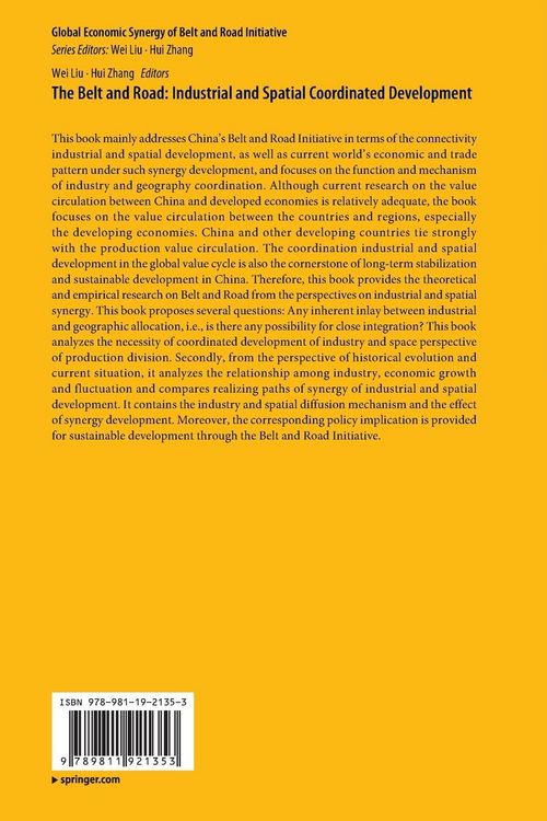 Produktbild: The Belt and Road: Industrial and Spatial Coordinated Development
