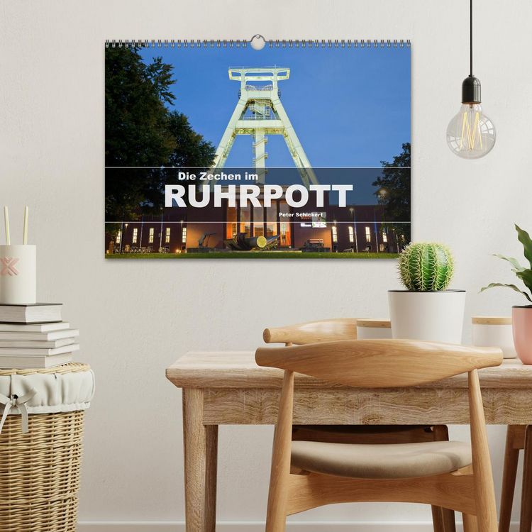 Produktbild: Die Zechen im Ruhrpott (Wandkalender 2026 DIN A3 quer), CALVENDO Monatskalender