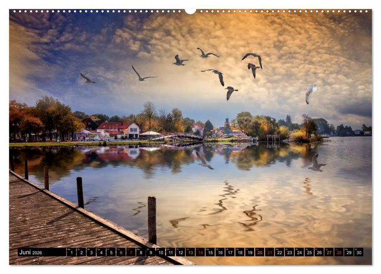 Produktbild: Steinhuder Meer - Steinhude (Wandkalender 2026 DIN A2 quer), CALVENDO Monatskalender