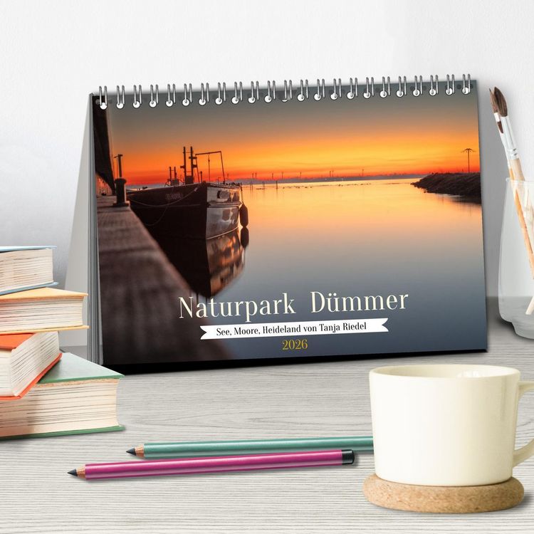 Produktbild: Naturpark D&uuml;mmer (Tischkalender 2026 DIN A5 quer), CALVENDO Monatskalender