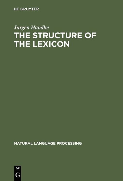 Produktbild: The Structure of the Lexicon