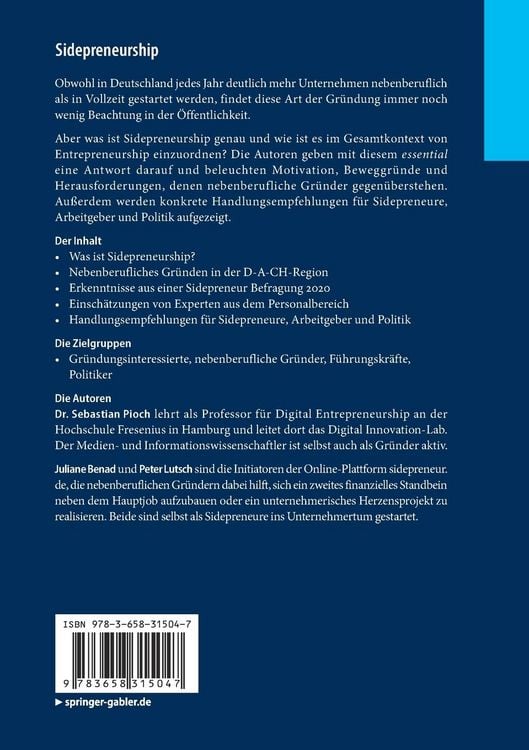 Produktbild: Sidepreneurship