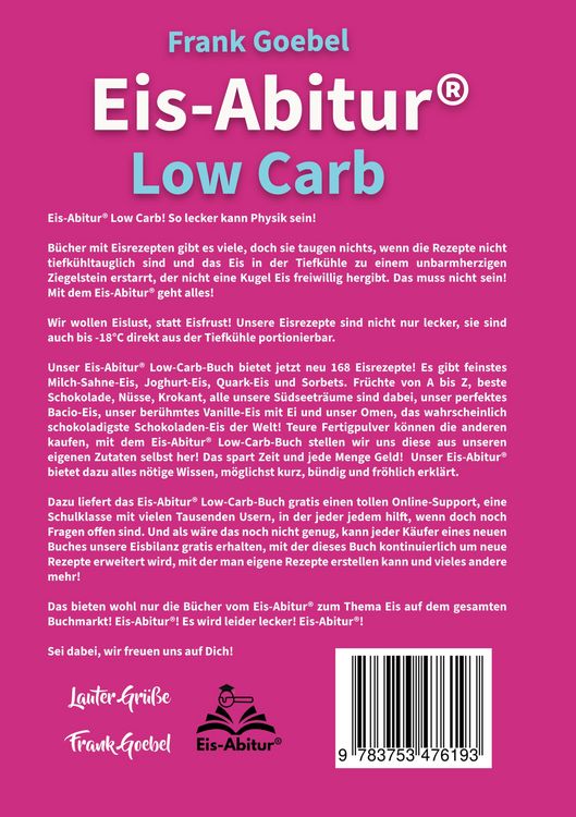 Produktbild: Eis-Abitur Low Carb