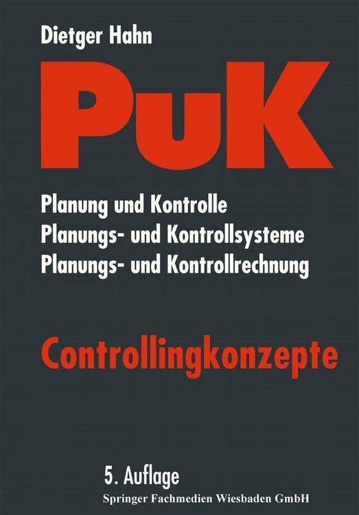 Produktbild: PuK - Controllingkonzepte