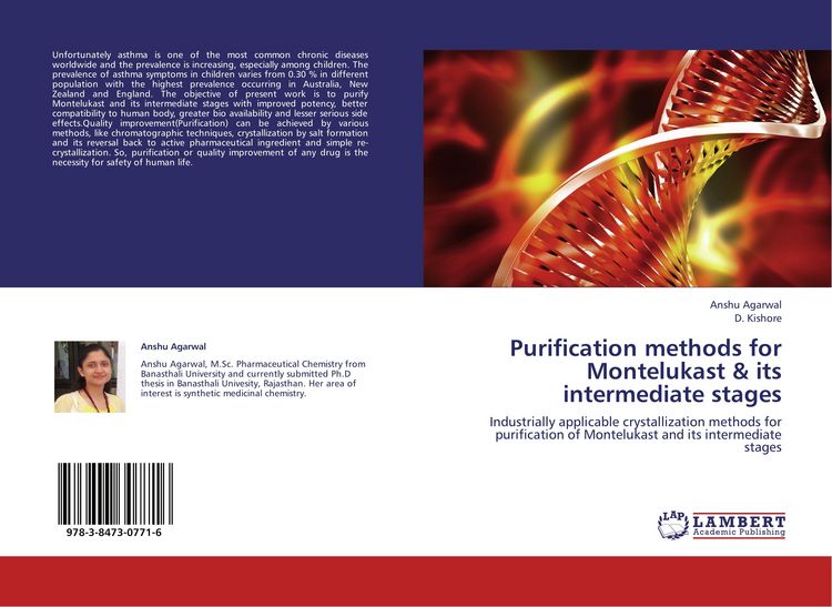 Produktbild: Purification methods for Montelukast & its intermediate stages