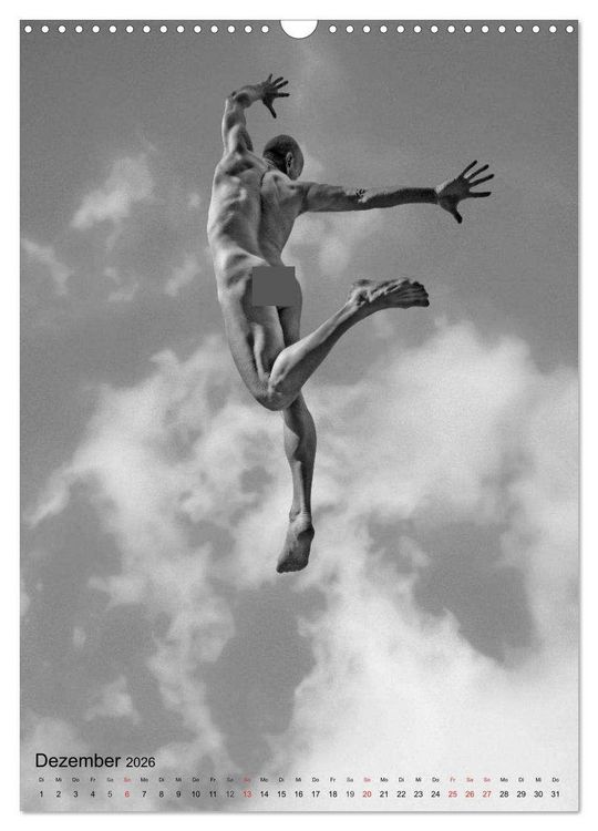 Produktbild: JUMP! ATHLETISCHE M&Auml;NNERAKTE (Wandkalender 2026 DIN A3 hoch), CALVENDO Monatskalender