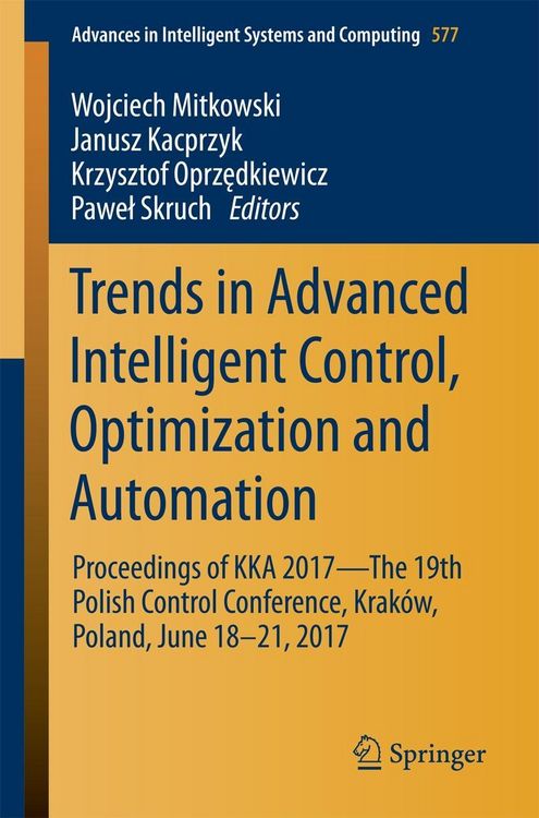 Produktbild: Trends in Advanced Intelligent Control, Optimization and Automation