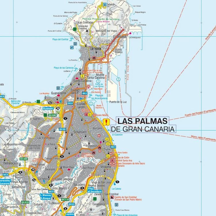 Produktbild: freytag & berndt Stra&szlig;enkarte Gran Canaria 1:50.000