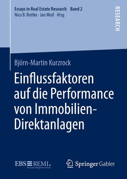 Produktbild: Einﬂussfaktoren auf die Performance von Immobilien-Direktanlagen