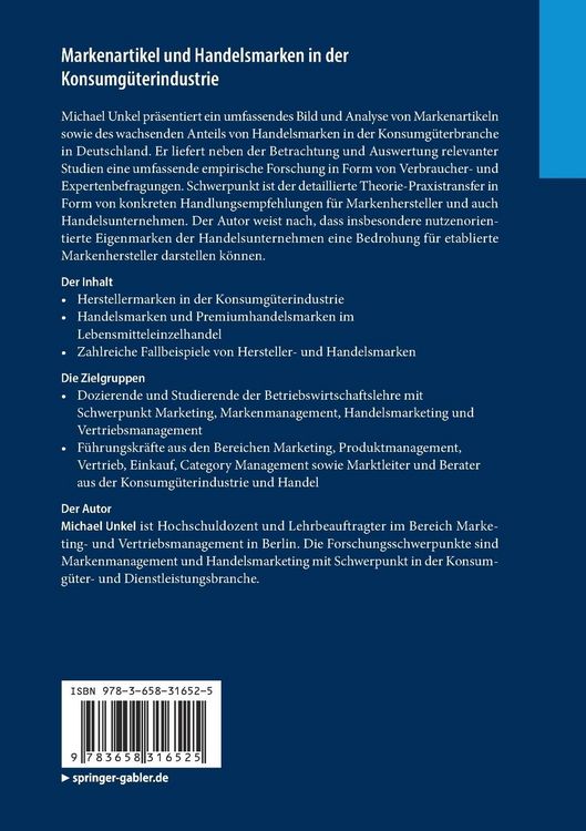 Produktbild: Markenartikel und Handelsmarken in der Konsumg&uuml;terindustrie