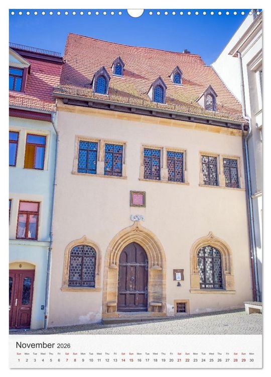 Produktbild: Martin Luther. Town of Lutherstadt Eisleben - hometown of the great Reformer (Wall Calendar 2026 DIN A3 portrait), CALVENDO 12 Month Wall Calendar