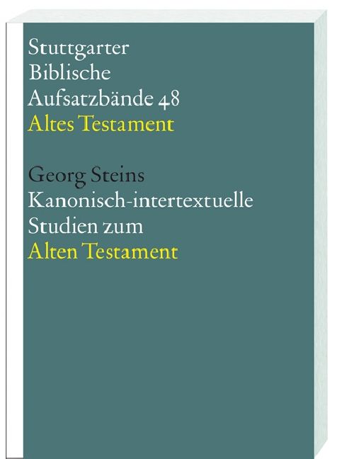 Produktbild: Kanonisch-intertextuelle Studien zum Alten Testament