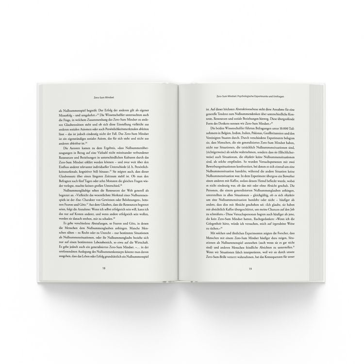 Produktbild: Zero Sum Mindset
