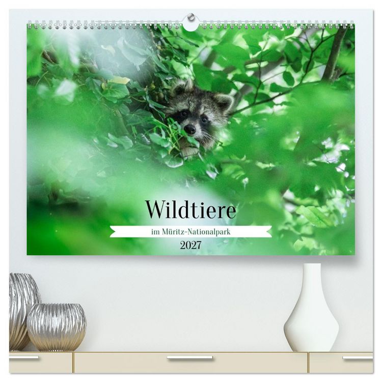 Produktbild: Wildtiere im M&uuml;ritz-Nationalpark (hochwertiger Premium Wandkalender 2027 DIN A2 quer), Kunstdruck in Hochglanz
