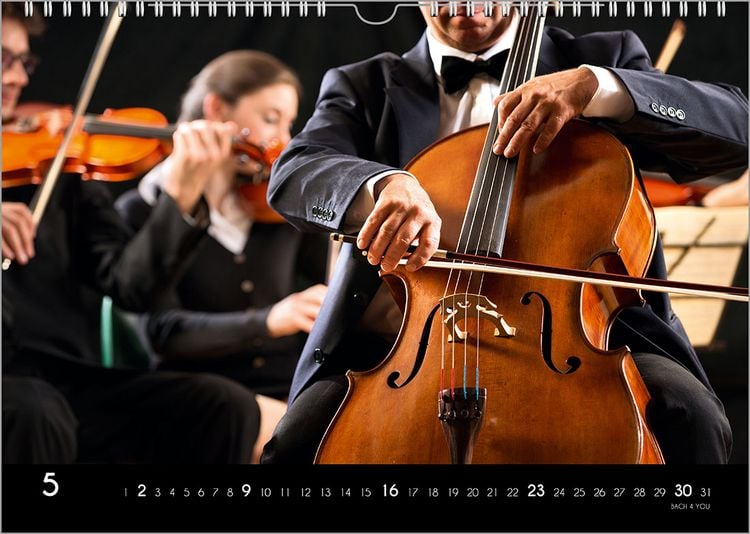 Produktbild: Der Kalender f&uuml;r Klassik-Musik-Freunde, ein Musik-Kalender, 2027, DIN A4