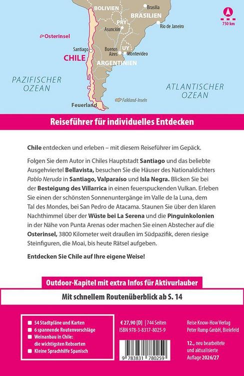 Produktbild: Reisef&uuml;hrer Chile