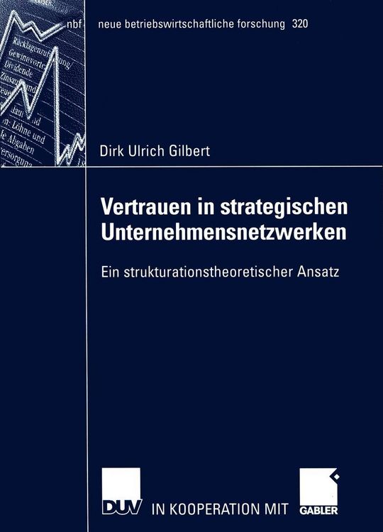Produktbild: Vertrauen in strategischen Unternehmensnetzwerken