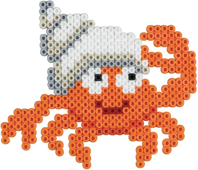 Hama 207-79 - Bügelperlen Midi, ca. 1000 Perlen in apricot