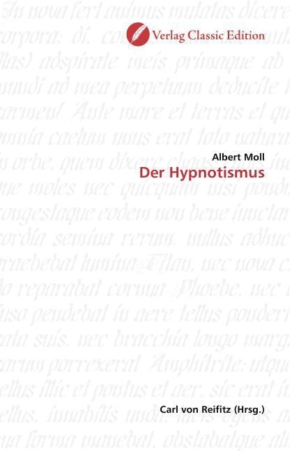 Produktbild: Moll, A: Der Hypnotismus