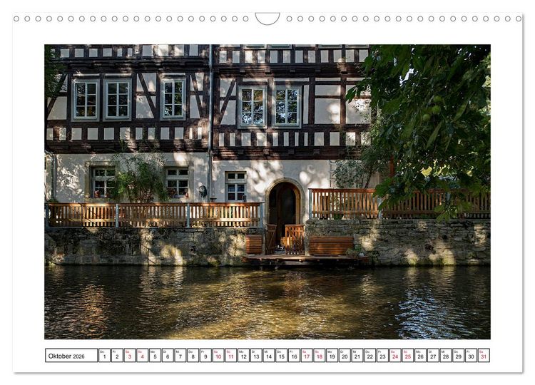 Produktbild: Erfurt (Wandkalender 2026 DIN A3 quer), CALVENDO Monatskalender