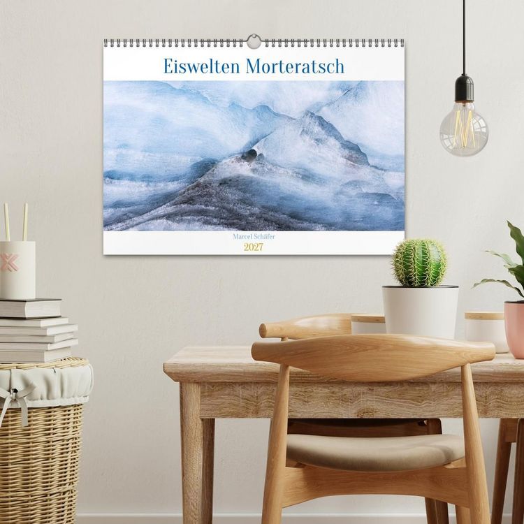Produktbild: Eiswelten Morteratsch (Wandkalender 2027 DIN A3 quer), CALVENDO Monatskalender