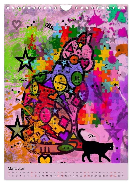 Produktbild: Puzzleteile (Wandkalender 2026 DIN A4 hoch), CALVENDO Monatskalender