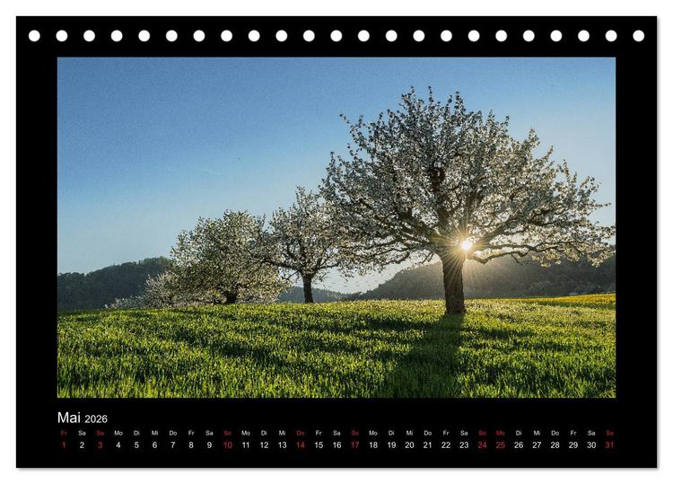 Produktbild: My Switzerland (Tischkalender 2026 DIN A5 quer), CALVENDO Monatskalender