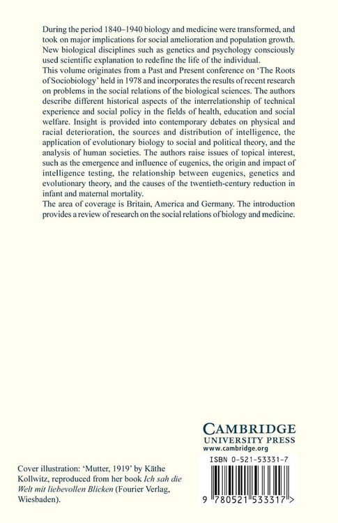 Produktbild: Biology, Medicine and Society 1840 1940