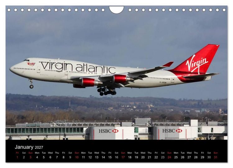 Produktbild: Big Jets (Wall Calendar 2027 DIN A4 landscape), CALVENDO 12 Month Wall Calendar