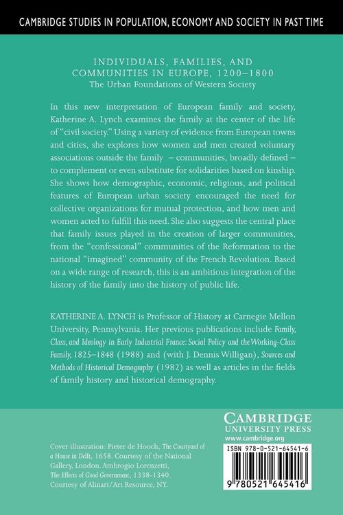 Produktbild: Individuals, Families, and Communities in Europe, 1200-1800